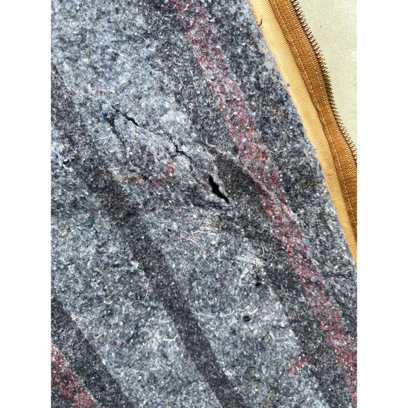 Vintage Union Made Carhartt Detroit Blanket Lined Jacket Workwear 6BLJ 48 Tan - Picture 13 of 16